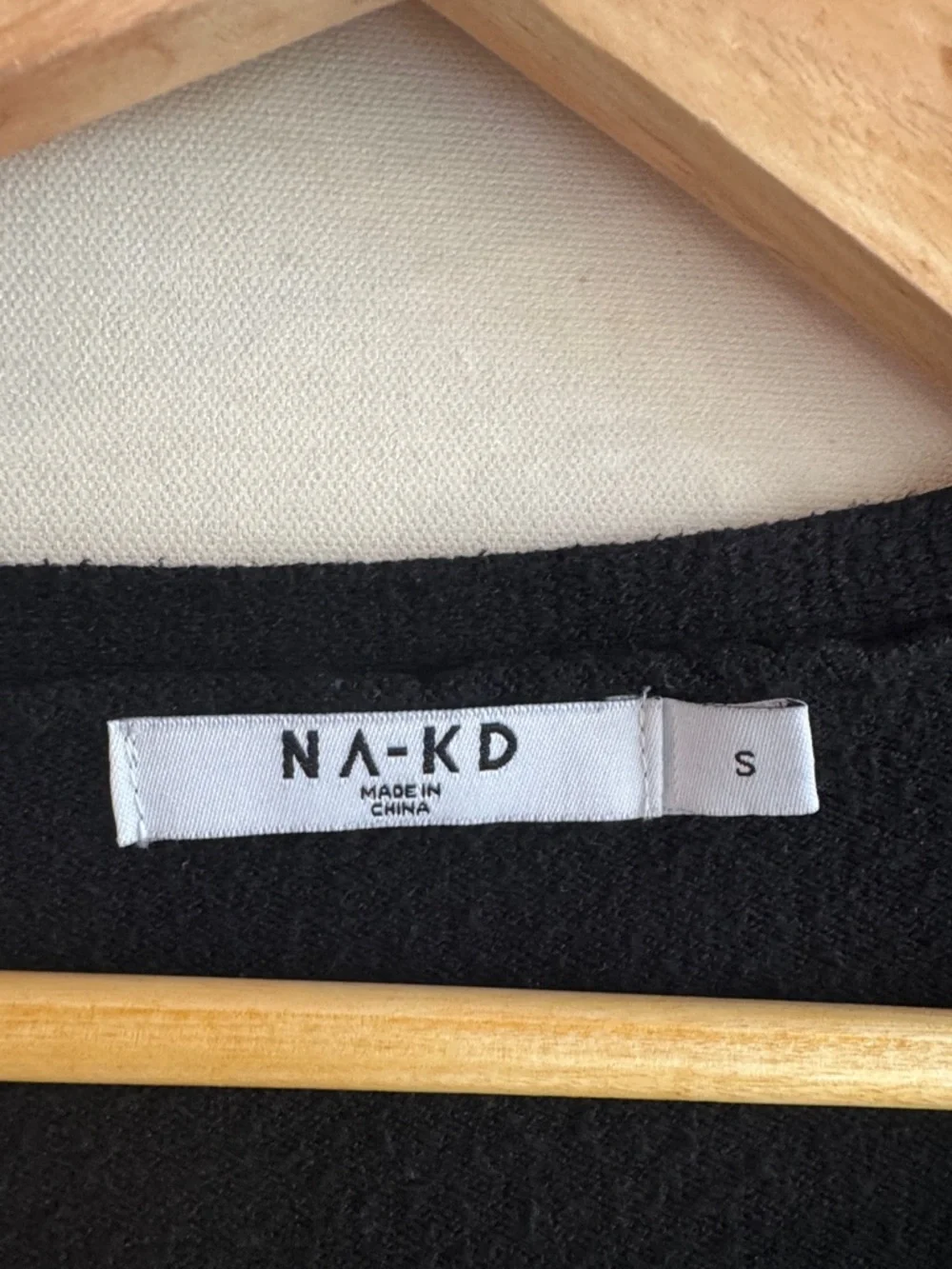 NA-KD Knitted Wrap Cardigan Black - Picture 5 of 5